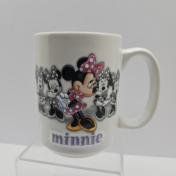 Disney Other - Minnie Mouse Disney Parks Disneyland Resort 3D Coffee Mug Cup White/Purple